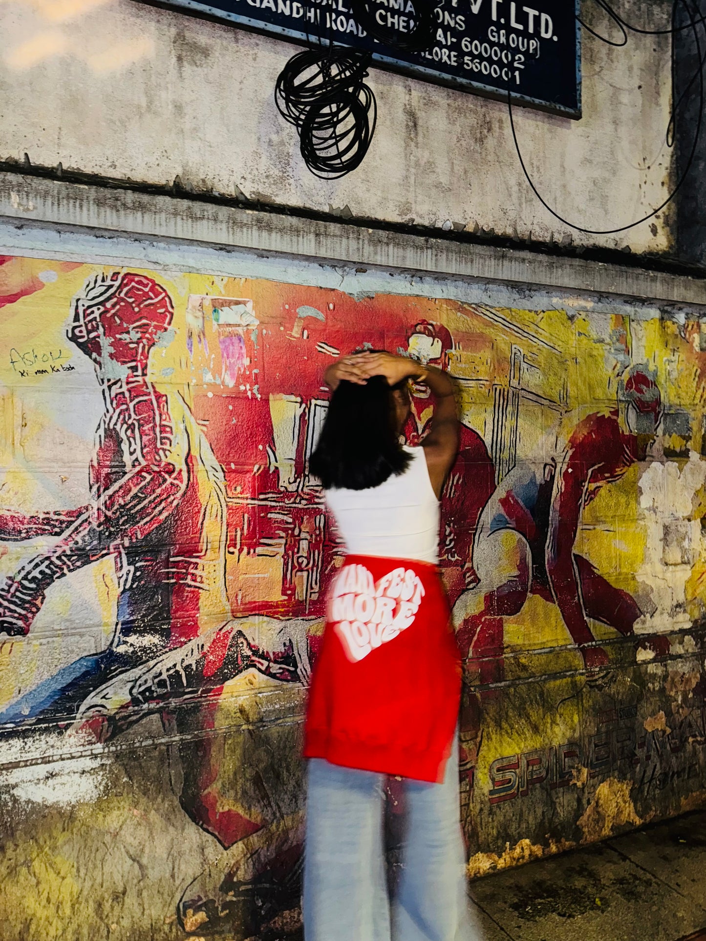 More love oversized hoodie